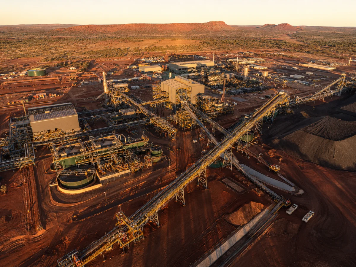 Mining and minerals processing plant